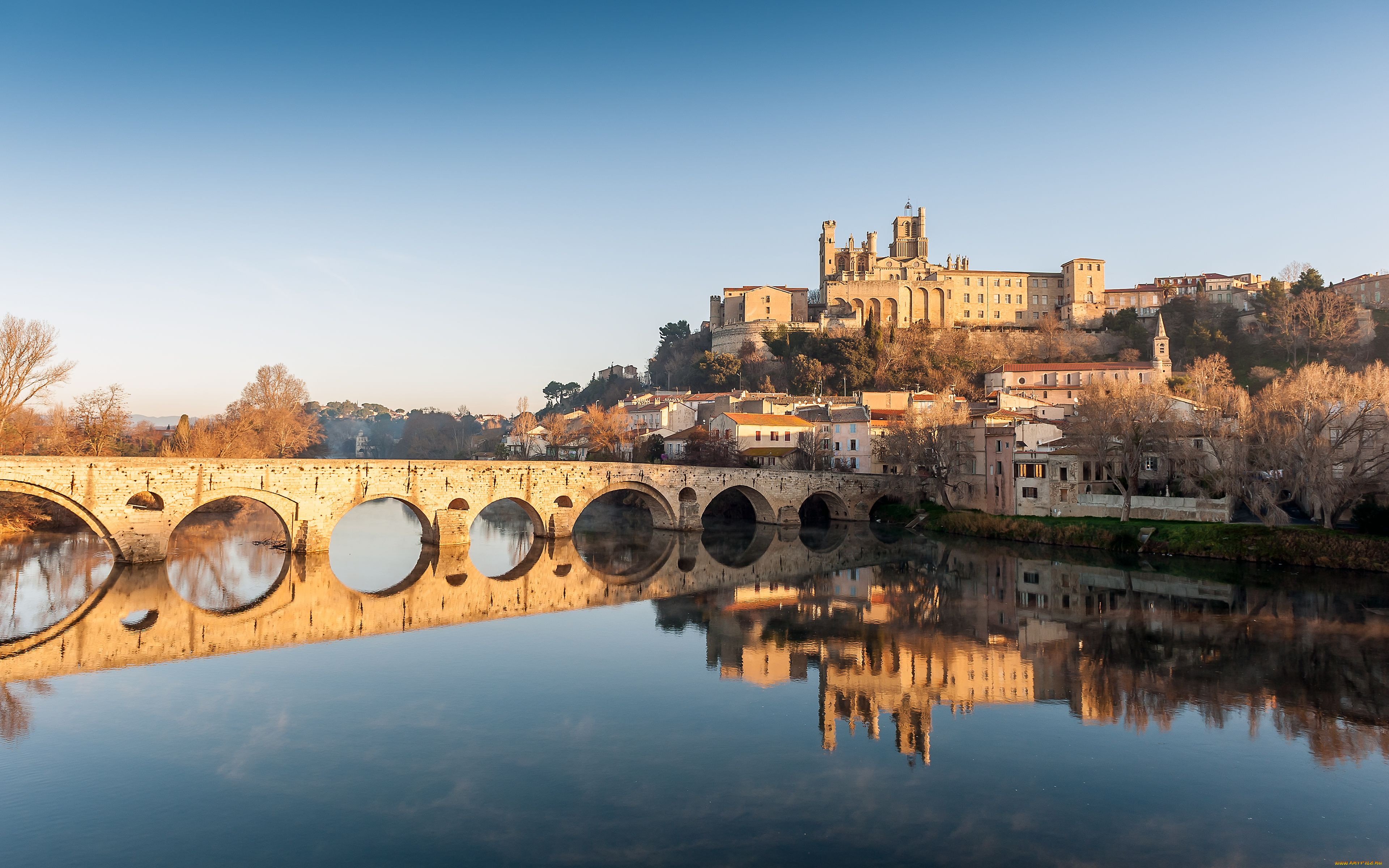 pont, vieux, beziers, france, , , , , , , , , , , orb, 